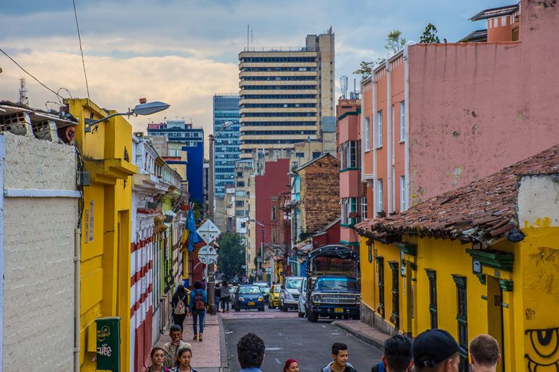 Street in Bogotá