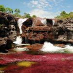 waterfalls in Caño Cristales