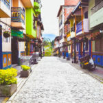 Las coloridas calles en Guatape