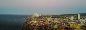 Cartagena's aereal view